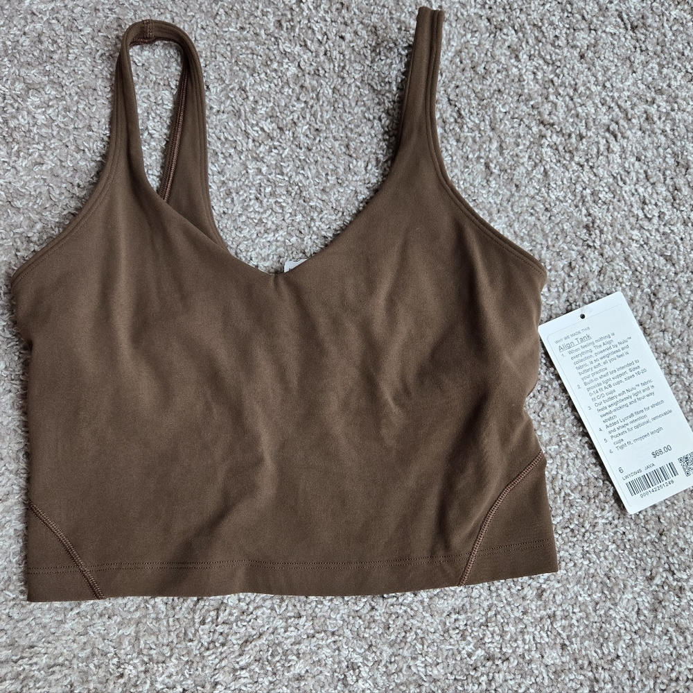 Lululemon Align Tank 6 java